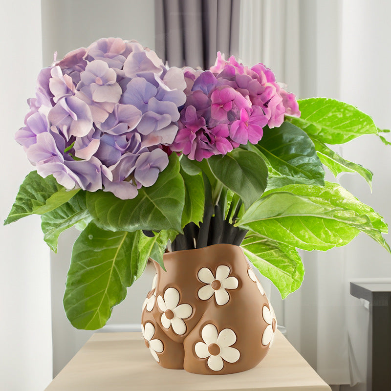 Resin Body Art Plant Pot