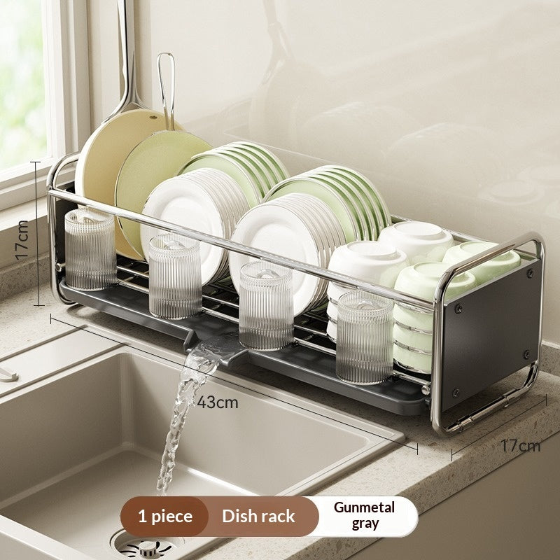 Narrow Kitchen Rack For Storing Bowls Chopsticks And Utensils