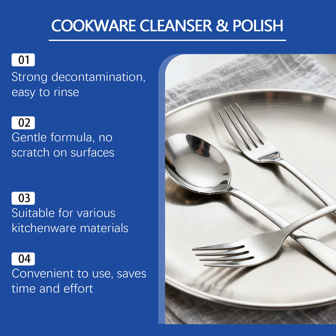 Cleaning And Polishing Powder For Kitchen Utensils