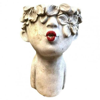 Resin Face Pots