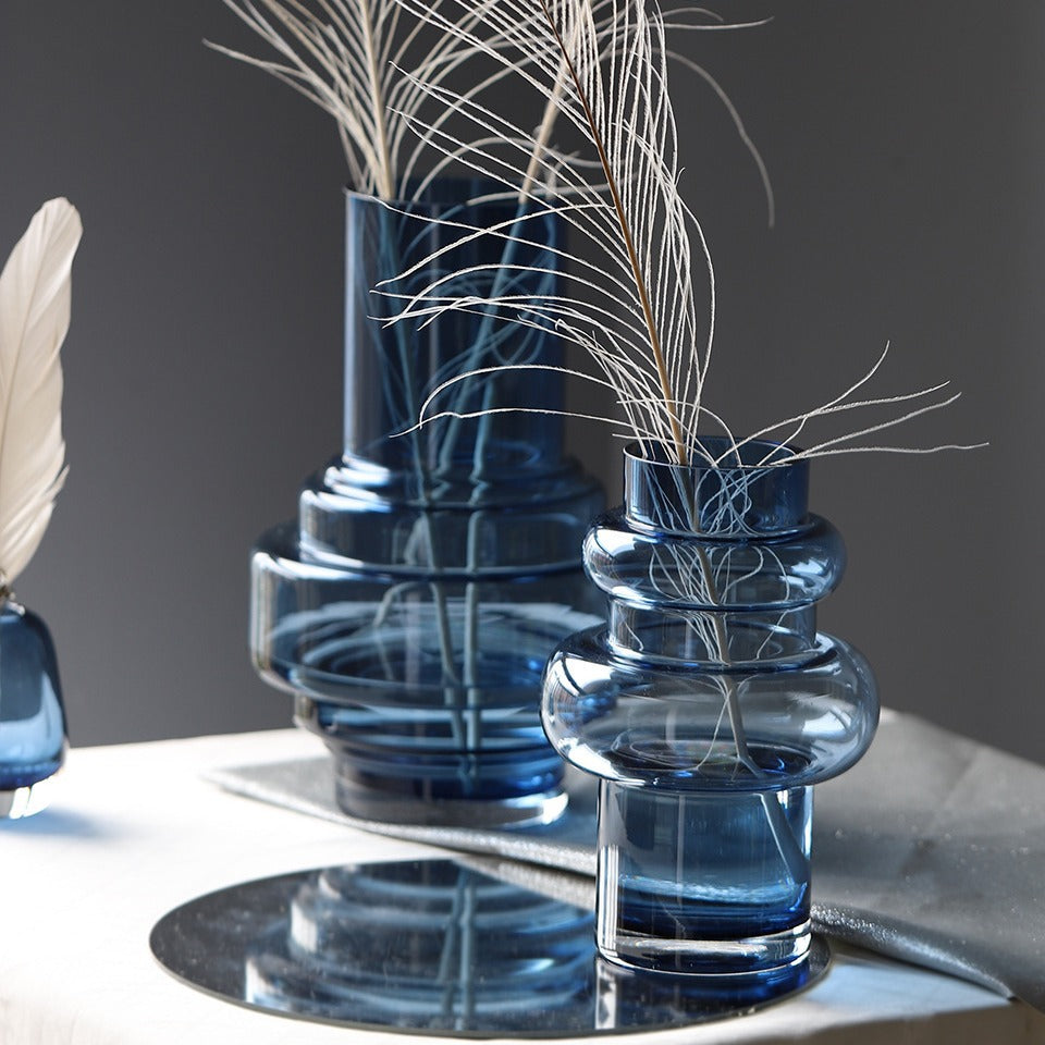 Blue Glass Vase