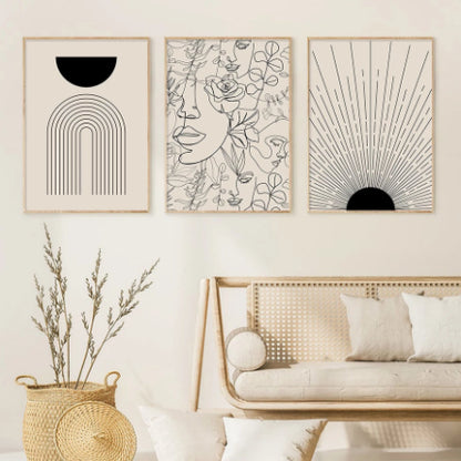 Boho Canvas Painting