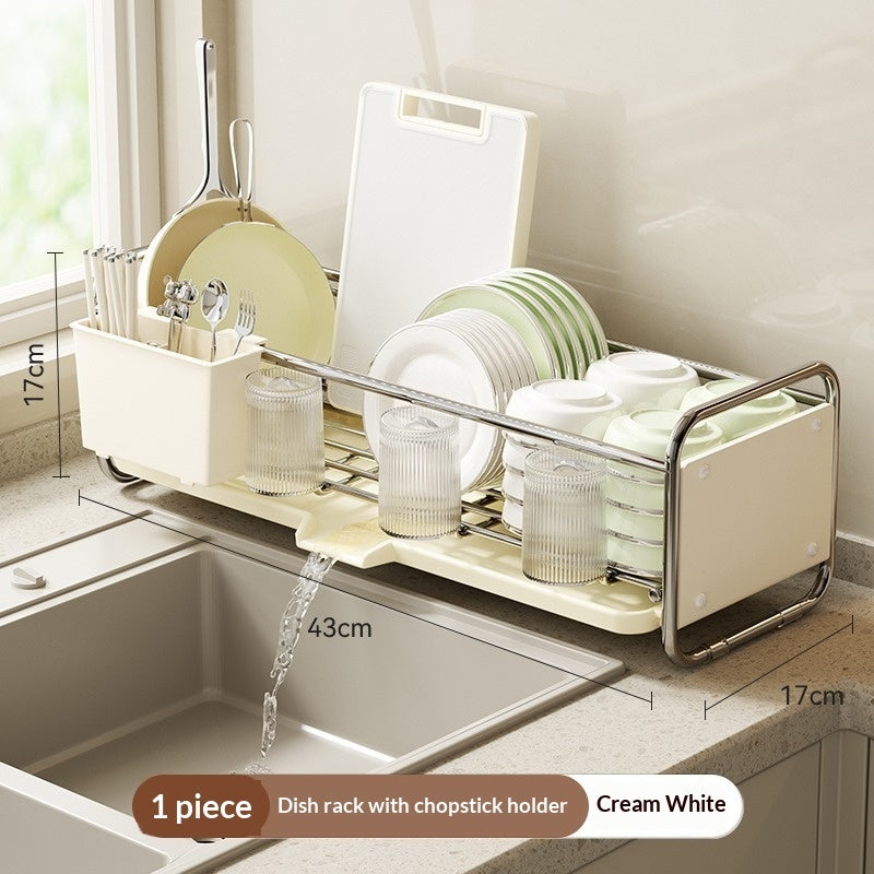 Narrow Kitchen Rack For Storing Bowls Chopsticks And Utensils