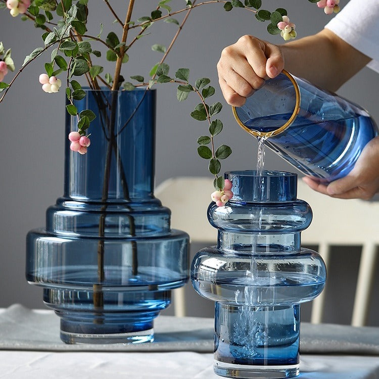Blue Glass Vase