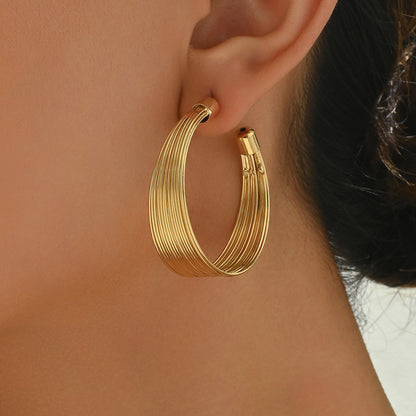 Metallic Gold/Silver Earrings