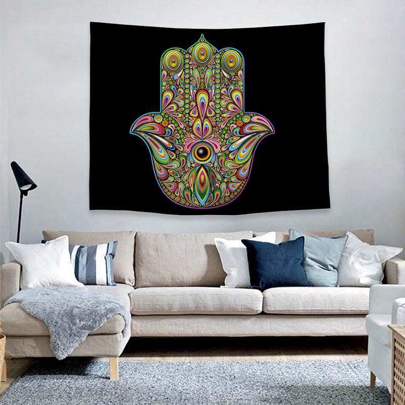 Psychedelic Print Tapestry