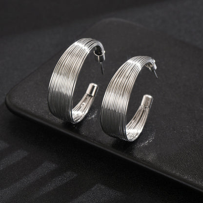 Metallic Gold/Silver Earrings