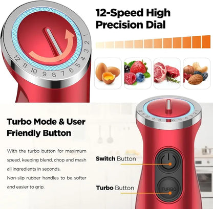 KOIOS 5-in-1 Hand Immersion Blender
