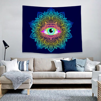 Psychedelic Print Tapestry
