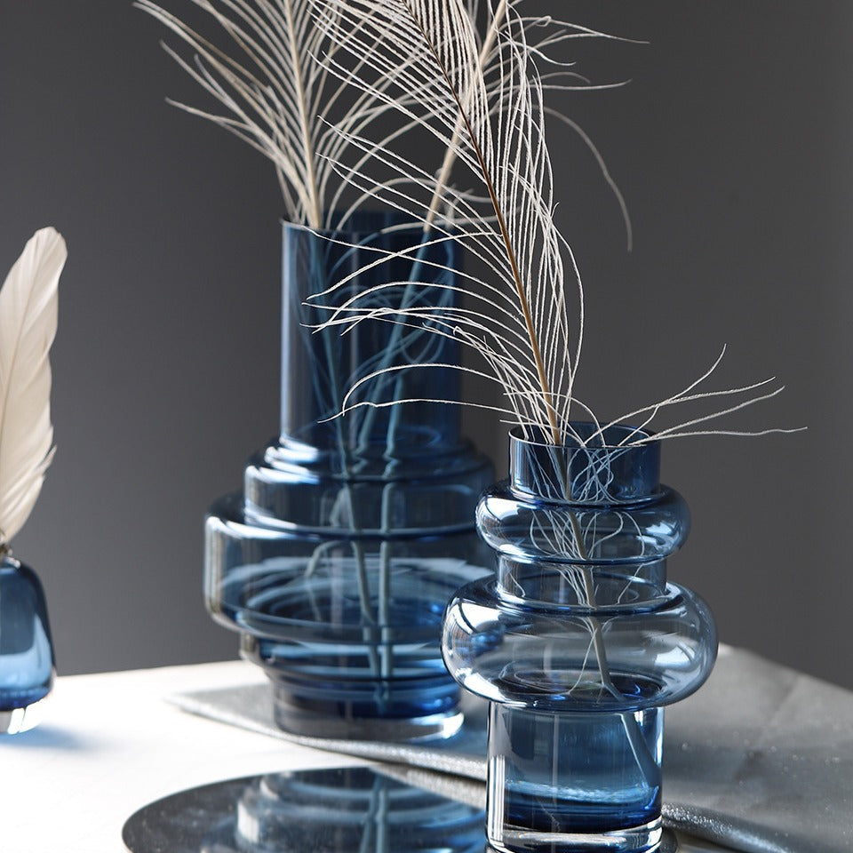 Blue Glass Vase