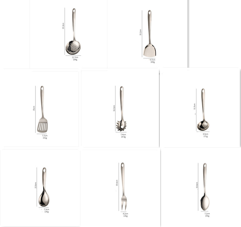Multipack Stainless Steel Utensils