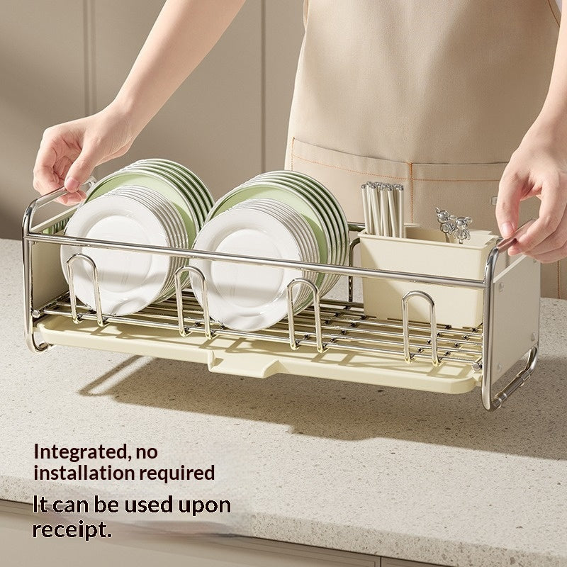 Narrow Kitchen Rack For Storing Bowls Chopsticks And Utensils