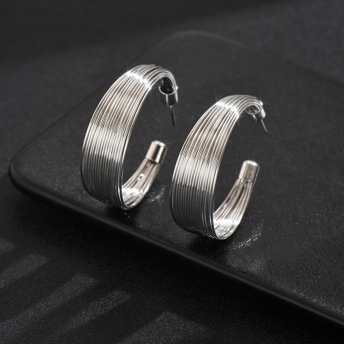 Metallic Gold/Silver Earrings