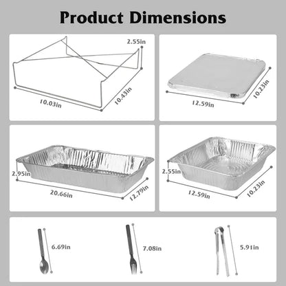 4 in 1 Plastic Containers