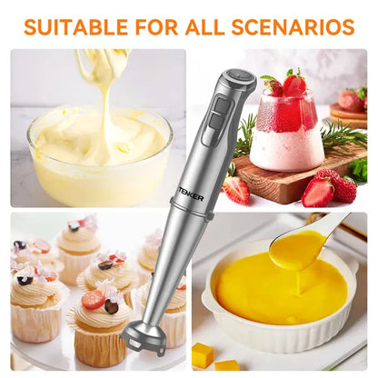 Stainless Steel Immersion Hand Blender