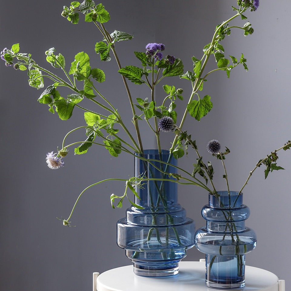 Blue Glass Vase