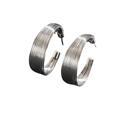 Metallic Gold/Silver Earrings