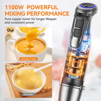 Stainless Steel Immersion Hand Blender