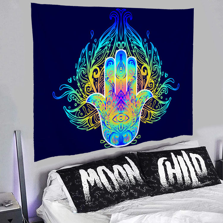 Psychedelic Print Tapestry