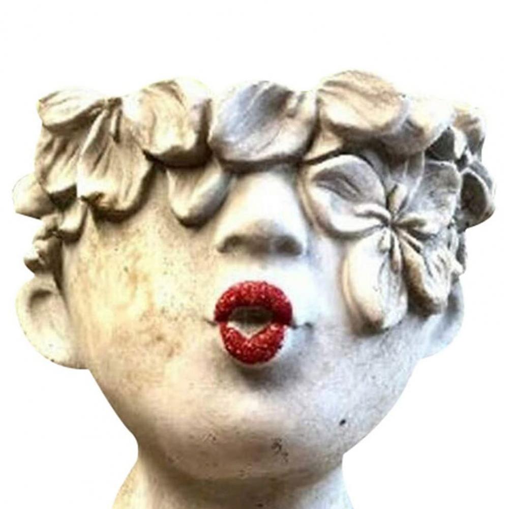 Resin Face Pots