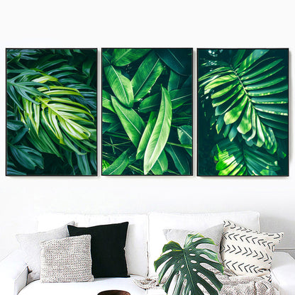 Green Plant Canvas Painting